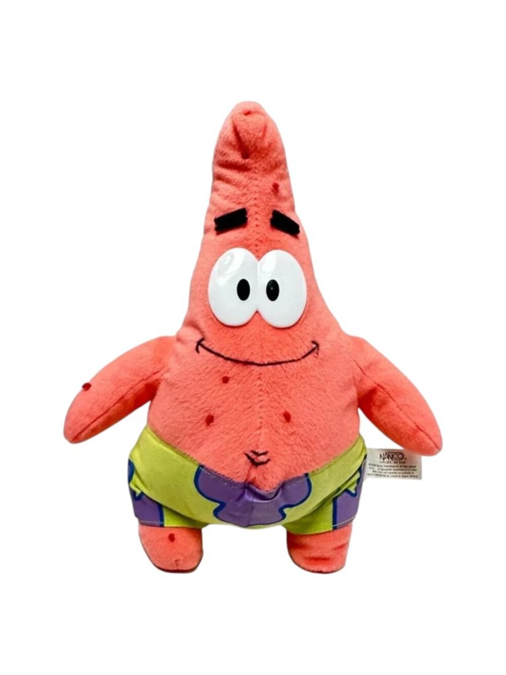 Spongebob Squarepants Patrick Star Plush 10 inch Nanco 2002‎